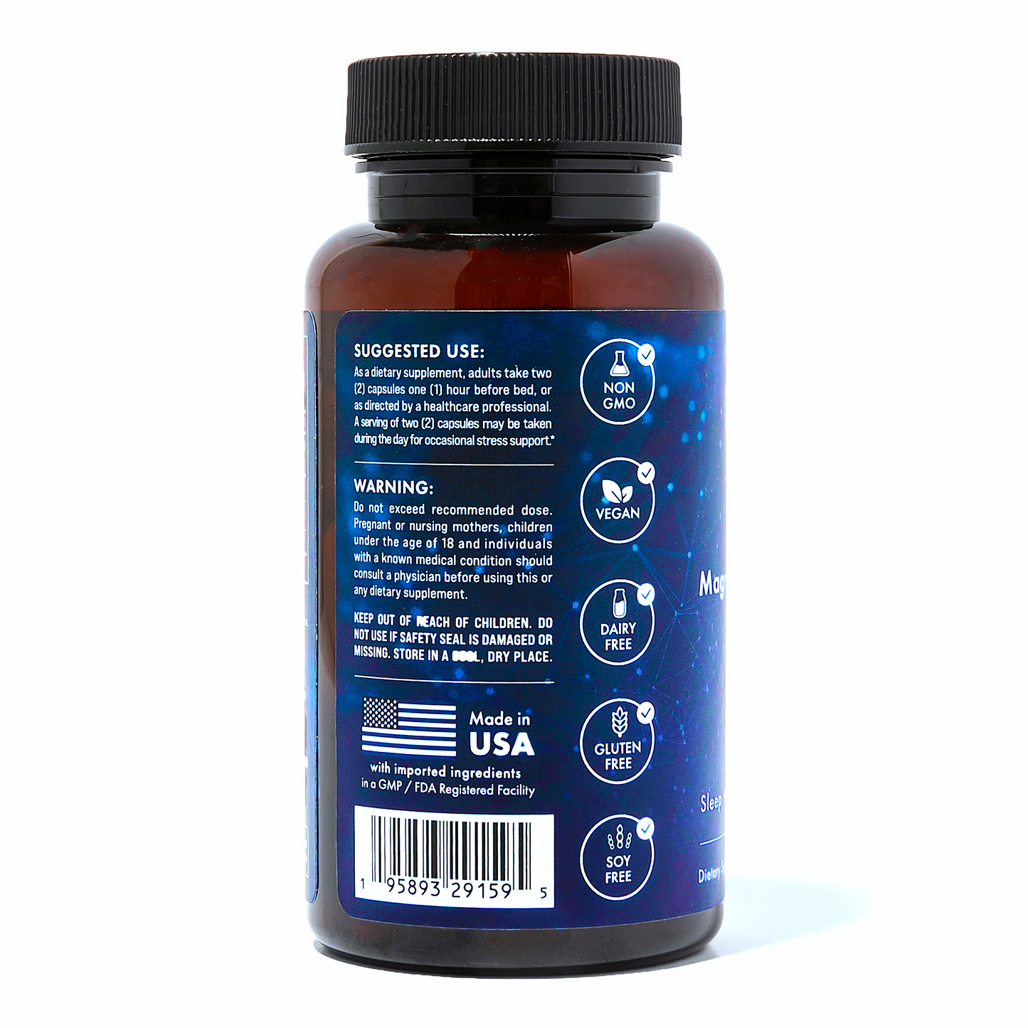 Sleep Aid Capsules | Magnesium L-Threonate | Nurses Nutrition