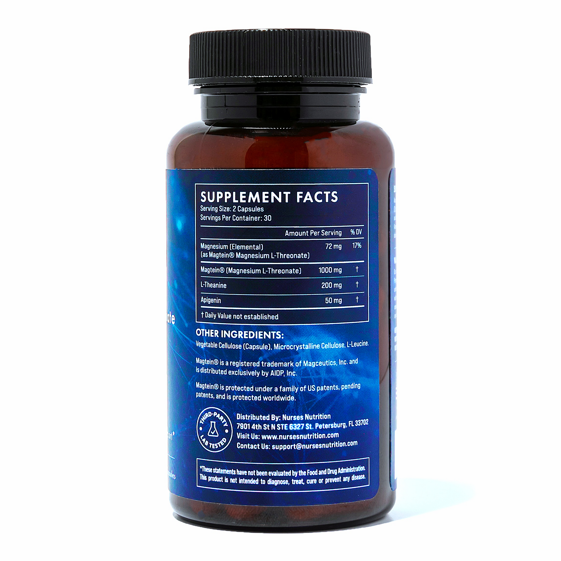 Sleep Aid Capsules | Magnesium L-Threonate | Nurses Nutrition