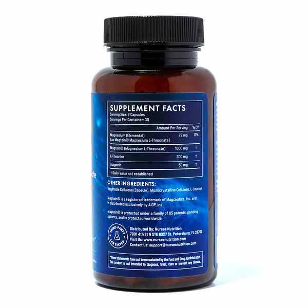 Sleep Aid Capsules | Magnesium L-Threonate | Nurses Nutrition